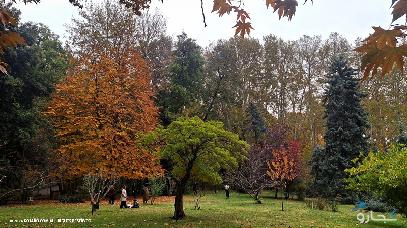 پاییز در کاخ سعدآباد