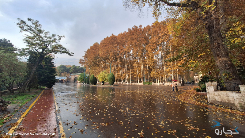 پاییز در کاخ سعدآباد