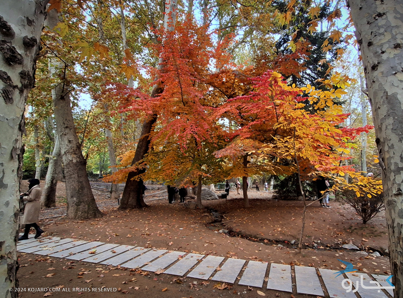 پاییز در کاخ سعدآباد