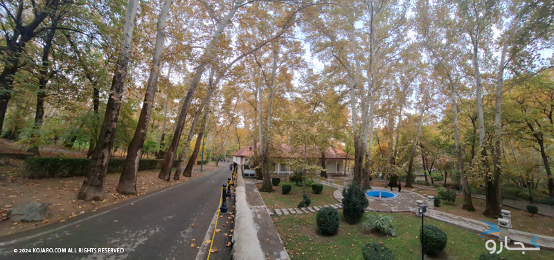 پاییز در کاخ سعدآباد