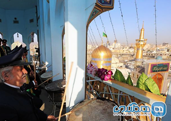 نواختن نقاره خانه در هنگام تحویل سال