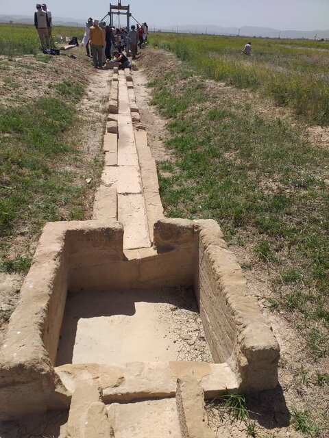 آبراه‌های هخامنشی پاسارگاد مرمت آموزشی می‌شود