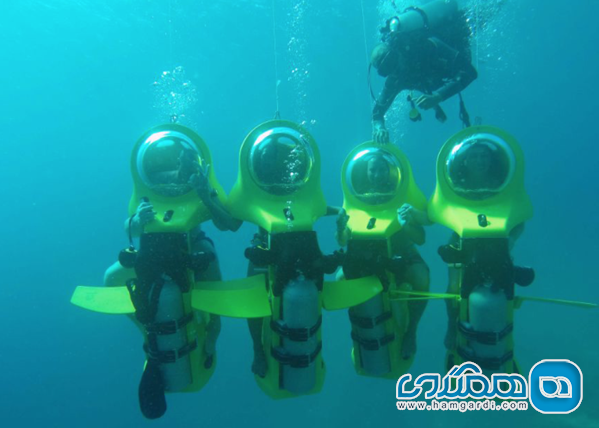 اسکوتر زیردریایی کیش