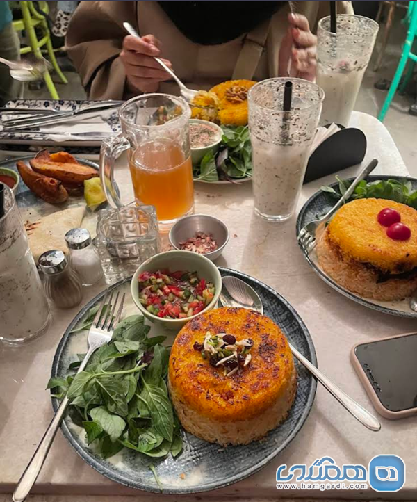 منوی غذاهای اصلی