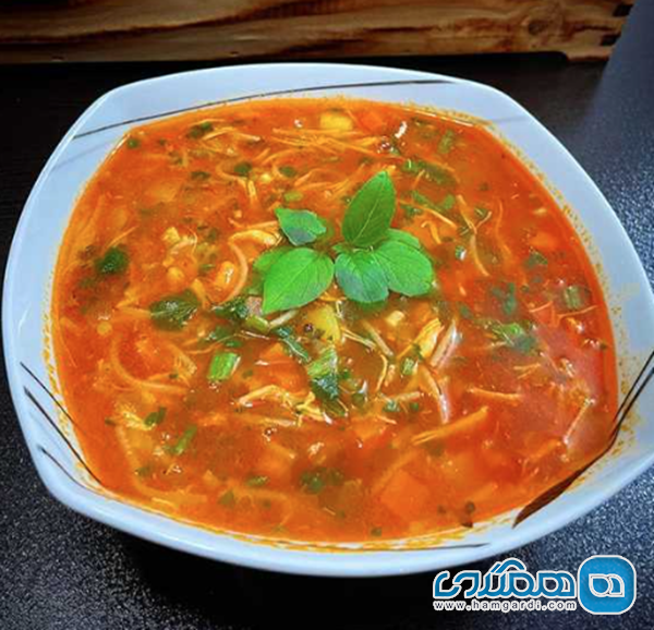 منوی پیش غذاها و مخلفات