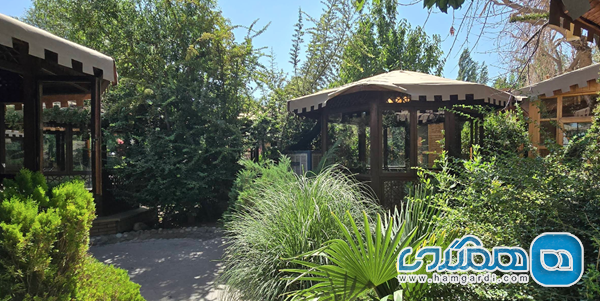 فضای باغ و آلاچیق های چهار فصل