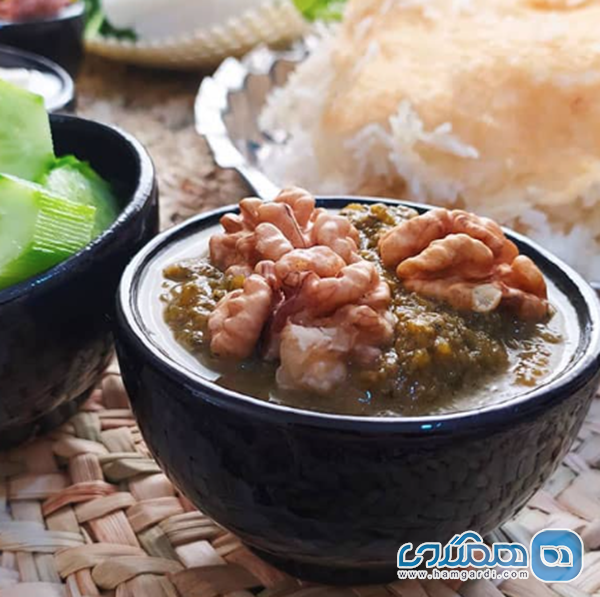 کویی تره گیلانی؛ فسنجان گیاهی رشت