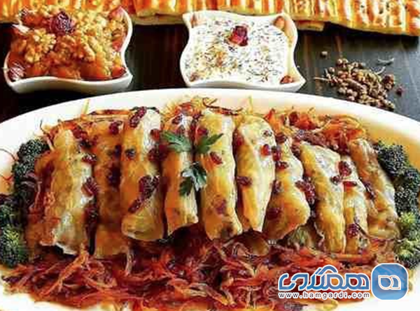 رستوران های ارومیه 1404: بهترین باغ رستوران ها و مراکز سرو غذای محلی آذری ارومیه رمز و راز دلمه ارومیه: دلمه کلم و برگ مو