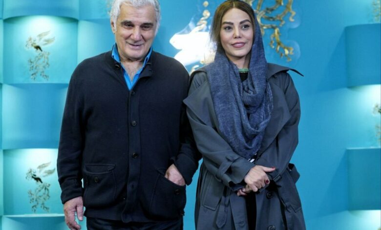استایل اروپایی مهدی هاشمی و همسر جوانش در یک مراسم+ عکس استایل اروپایی مهدی هاشمی و همسر جوانش در یک مراسم+ عکس