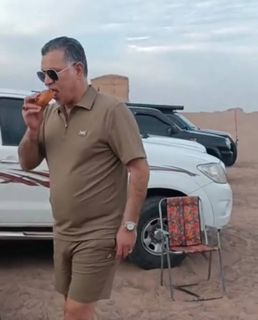 علی دایی و همسرش در تور کویر شهداد