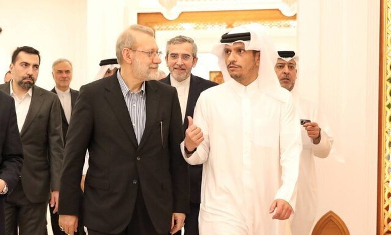 بررسی نتایج مذاکرات عمان در دیدار لاریجانی و وزیرخارجه قطر بررسی نتایج مذاکرات عمان در دیدار لاریجانی و وزیرخارجه قطر