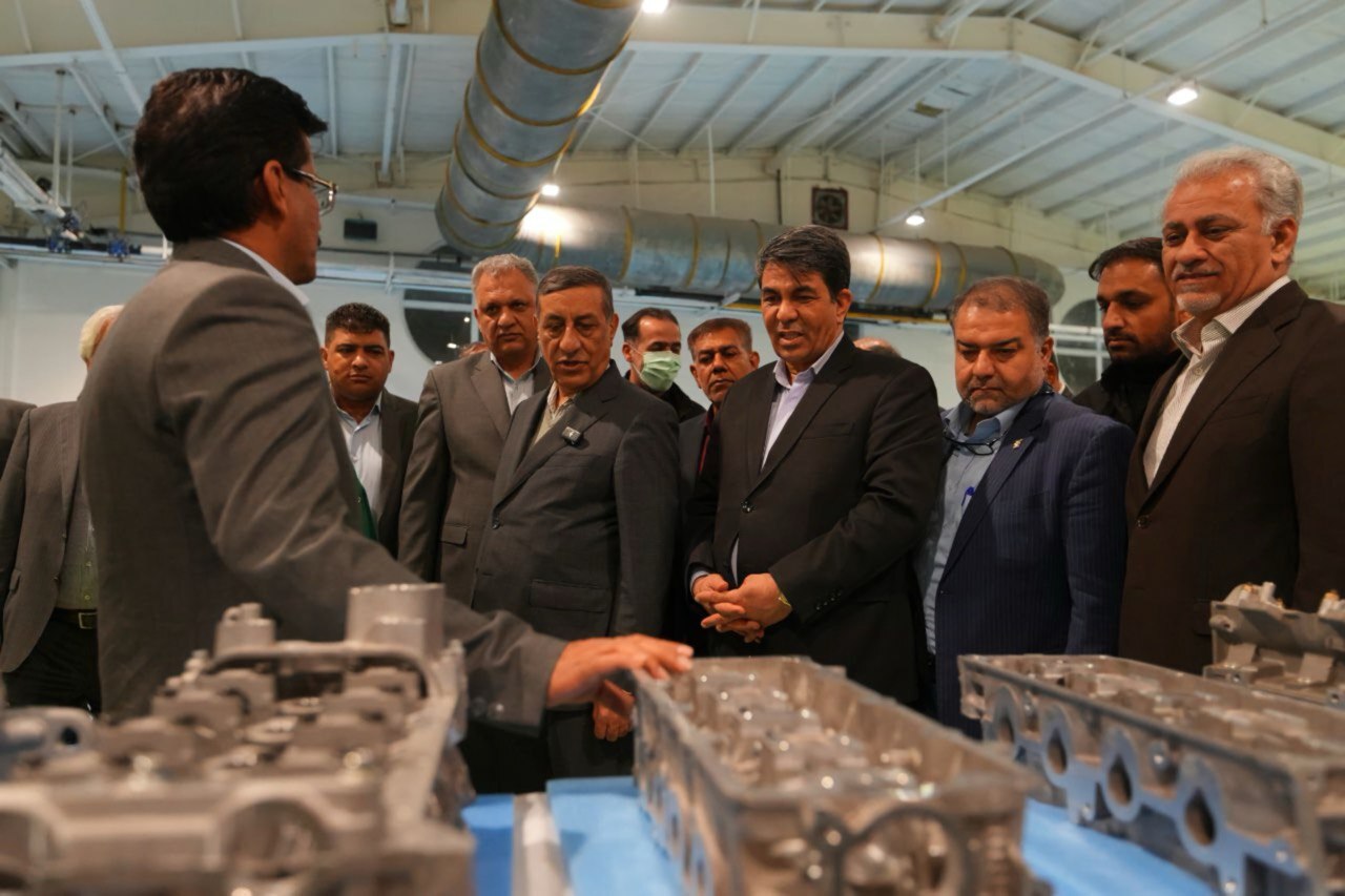 افتتاح خط تولید موتور‌های جدید در کرمان موتور