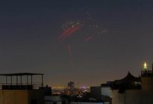 درگیری پدافند با ریزپرنده‌ها در آسمان تهران + فیلم