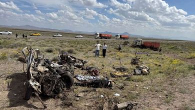 جزئیات تصادف یک تریلی با خودرو حامل اتباع خارجی/ ۹ کشته در پی تصادف تریلی و پژو ۴۰۵ در جاده کرمان