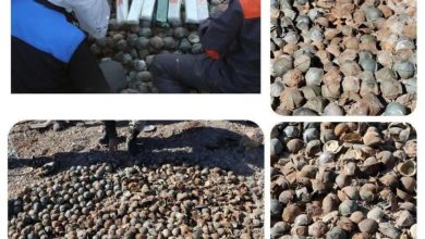 کشف و خنثی‌سازی ۹ هزار و پانصد بمبلت بجامانده از جنگ + عکس