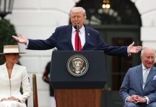 شوخی عجیب ترامپ با مادرش در حضور پادشاه انگلیس! / مادرم روی چارلز کراش داشت، باورتان می‌شود؟