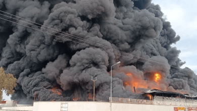 تصاویری از آتش سوزی هولناک در کارخانه یونولیت‌سازی گنبدكاووس