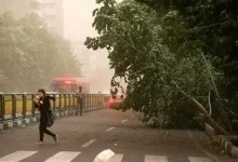 وزش باد شدید و احتمال طوفان گرد و خاک در تهران/ اعلام وضعیت قرمز در پایتخت