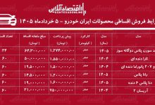 شرایط جدید فروش اقساطی محصولات ایران خودرو در بازار / با اقساط ۵ ساله خودرو بخرید + جدول خرداد ۱۴۰۵