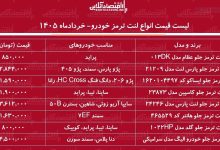 لیست قیمت انواع لنت ترمز خودرو / لنت ترمز شاهین، دنا، سمند، پژو، پراید و...چند شد؟ + جدول خردادماه ۱۴۰۵
