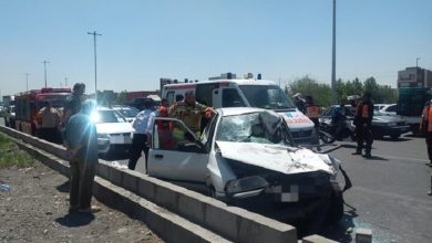جزئیات تصادف مرگبار تانکر بنزین با پژو ۴۰۵ در آزادراه نطنز–اصفهان