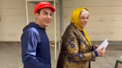 واکنش بامزه عمو پورنگ به شوخی گوهر خیراندیش +فیلم