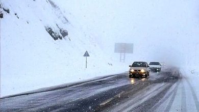 بارش برف تابستانی در سبلان+ فیلم