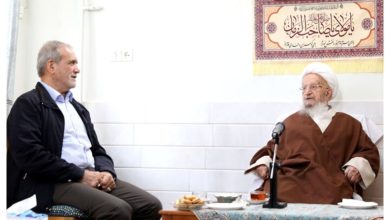 دیدار رئیس‌جمهور و مراجع تقلید در قم