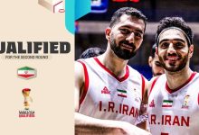 صعود بسکتبال ایران به دور دوم انتخابی جام جهانی ۲۰۲۷