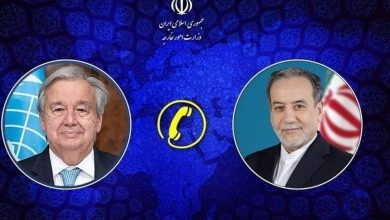 جزئیات تماس تلفنی دبیرکل سازمان ملل متحد با وزیر امور خارجه کشورمان