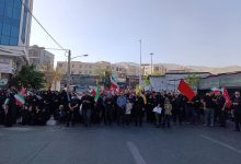 تشییع پیکر داماد شهید رهبر بر دوش شاگردان و اهالی منطقه کن تهران