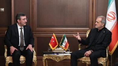 روایتی از دیدار مهم پزشکیان و معاون رئیس جمهور ترکیه/ تمام دنیا شاهد مقاومت ملت ایران بود روایتی از دیدار مهم پزشکیان و معاون رئیس جمهور ترکیه/ تمام دنیا شاهد مقاومت ملت ایران بود