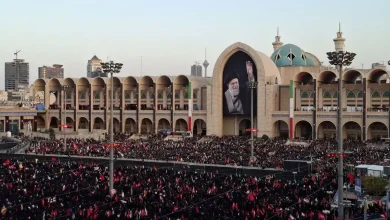 تصاویر هوایی از مراسم نماز بر پیکر رهبر شهید انقلاب + فیلم