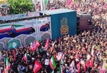 نحوه تشییع رهبر شهید در جمکران