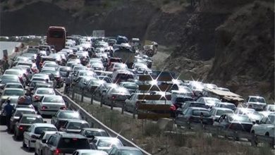 جاده چالوس بسته شد/ قفل ترافیکی در مسیر بازگشت مسافران شمال