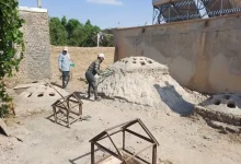 مرمت حمام تاریخی خانخودی شاهرود آغاز شد