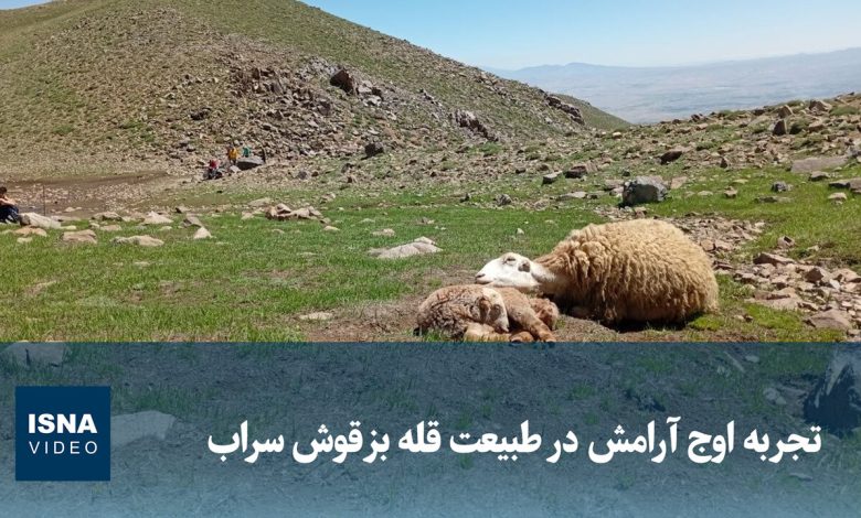 ویدیو/ تجربه اوج آرامش در طبیعت قله بزقوش سراب ویدیو/ تجربه اوج آرامش در طبیعت قله بزقوش سراب