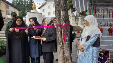افتتاح نمایشگاه صنایع دستی بانوان در بندرانزلی