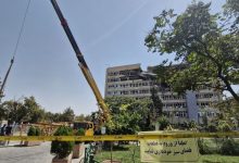 تاورکرین‌ها در حریم کاخ گلستان دوباره قد علم کردند