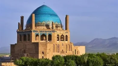 تکمیل مرمت جبهه شرقی گنبد سلطانیه