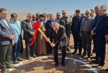آغاز ساخت مجتمع اقامتی و پذیرایی در محور گرمسار - ایوانکی با حضور وزیر میراث فرهنگی